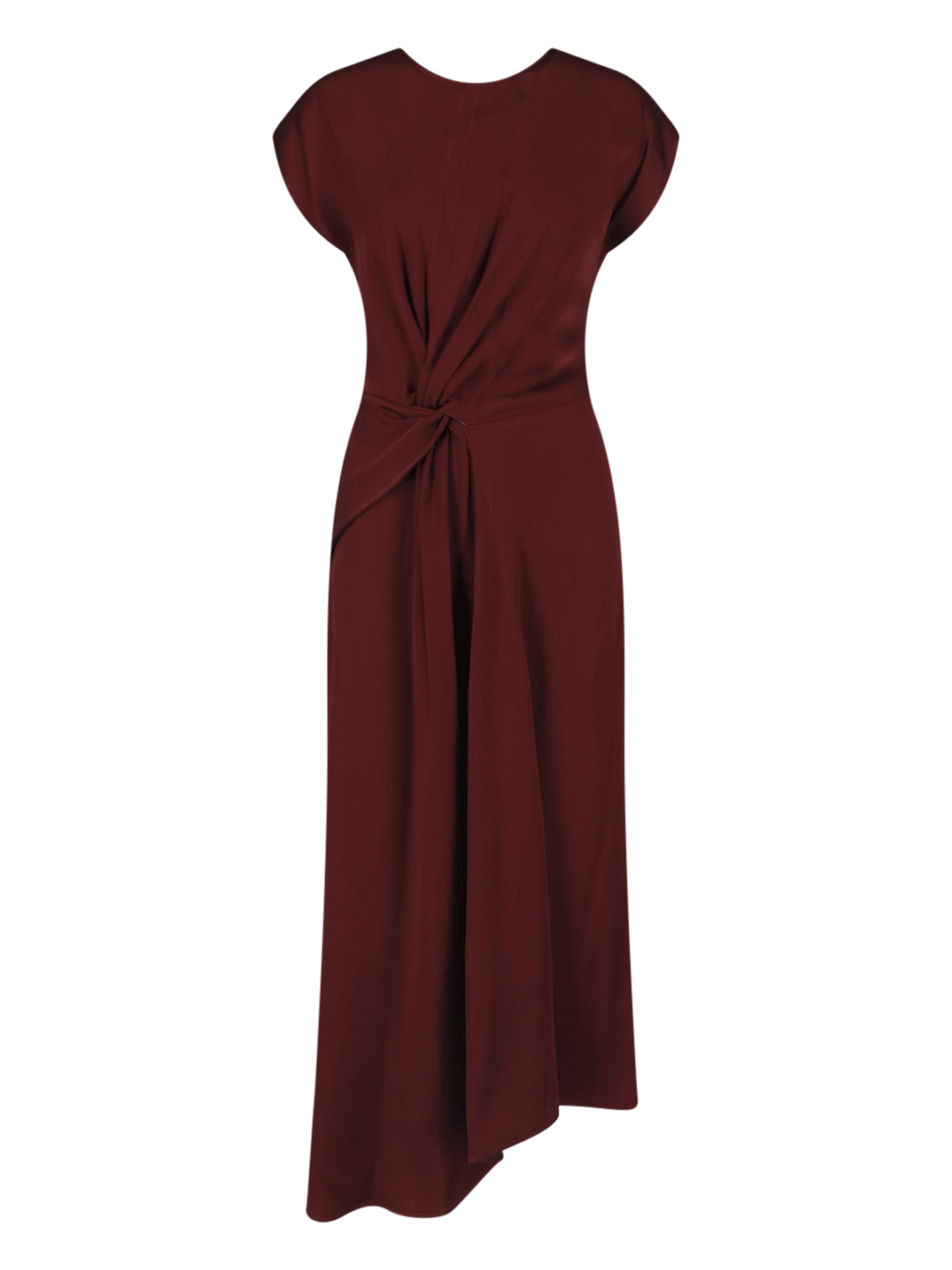 [VICTORIA BECKHAM] Short sleeve dress FW26 1226WDR007292DBURGUNDY
