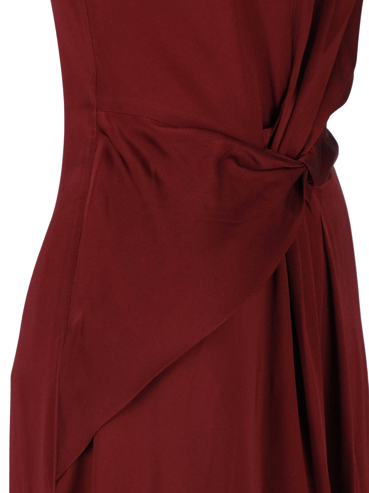 [VICTORIA BECKHAM] Short sleeve dress FW26 1226WDR007292DBURGUNDY