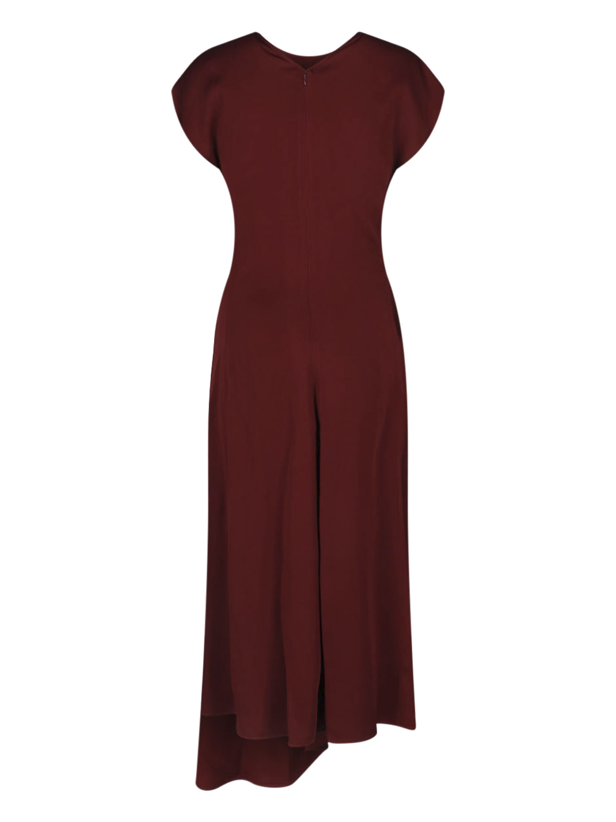[VICTORIA BECKHAM] Short sleeve dress FW26 1226WDR007292DBURGUNDY