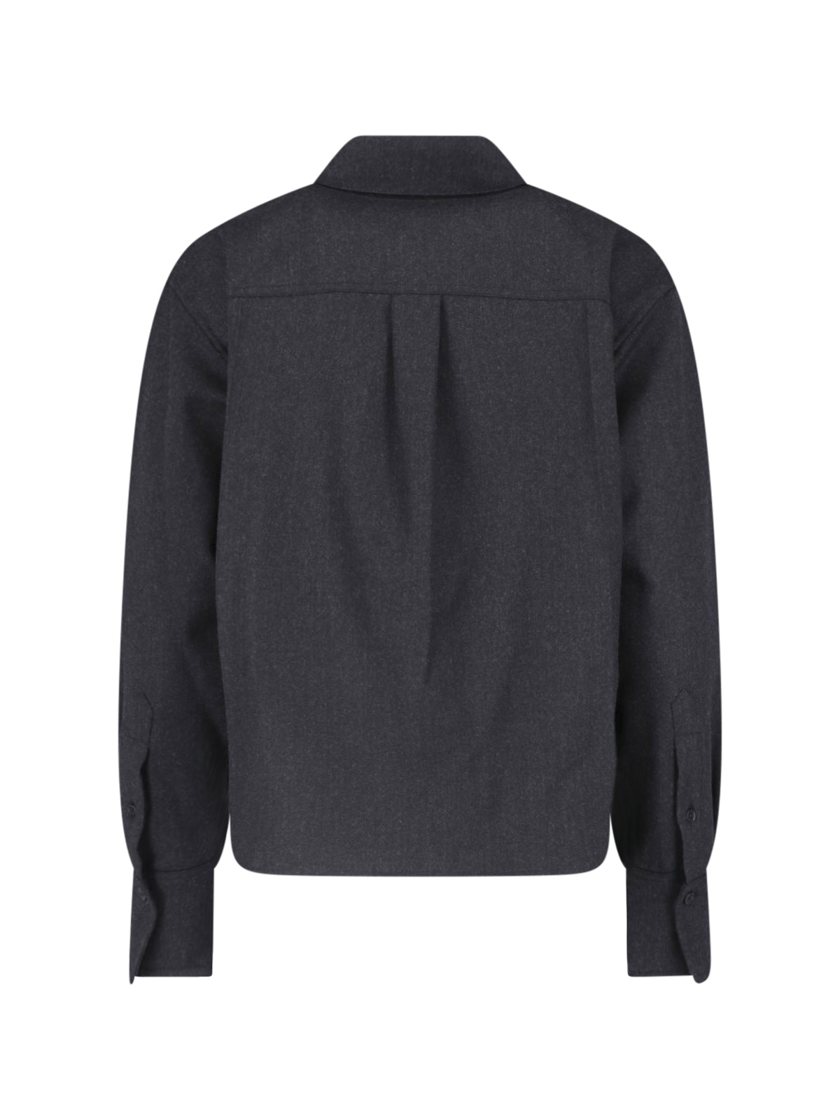 [VICTORIA BECKHAM] Shirts Long Sleeve FW26 1326WSH007474FDARK GREY MELANGE