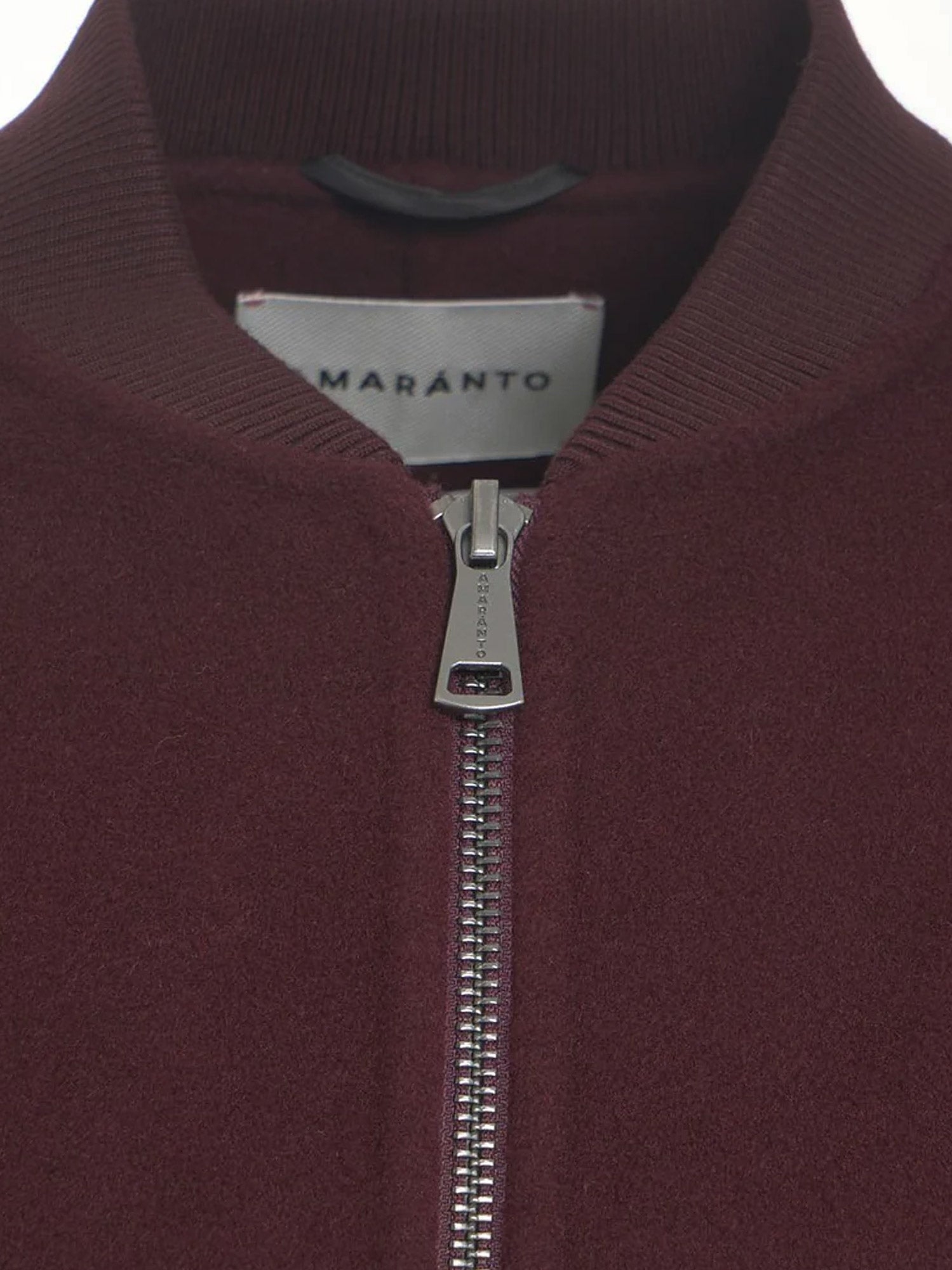 [AMARANTO] Bomber Jacket FW25 B6F0011MELANZANA