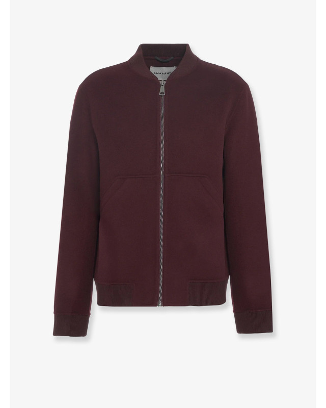 [AMARANTO] Bomber Jacket FW25 B6F0011MELANZANA