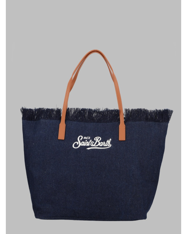 [MC2 Saint Barth] Tote bag SS26 CBF0001_01031LDENIMDARK