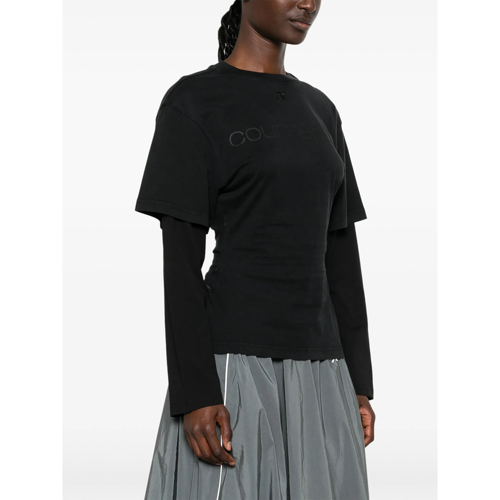 [Courreges] T-shirts Long Sleeve FW26 326JTS275JS 0305 B126