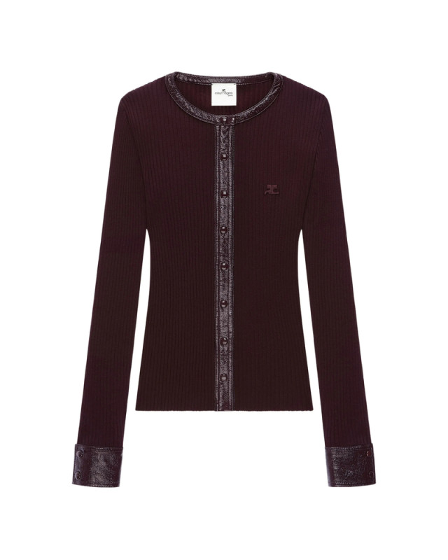 [Courreges] Cardigan FW26 326MGI056FI 0001 4010