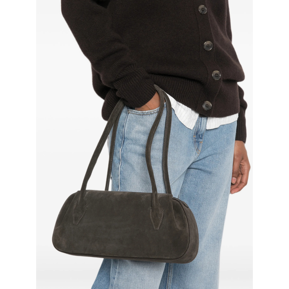 [YUZEFI] Shoulder bag FW26 OYSTER SHOULDE SUEDE GANAC