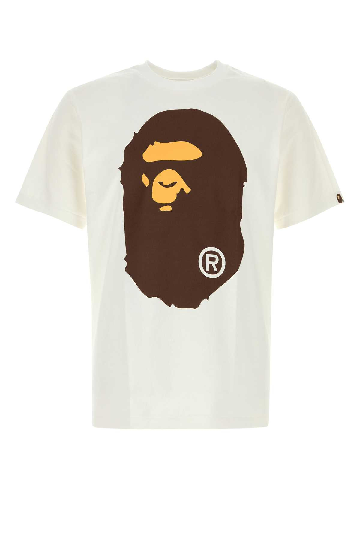 [BAPE] T-shirts Short Sleeve FW26 001TEM301002M WHITE