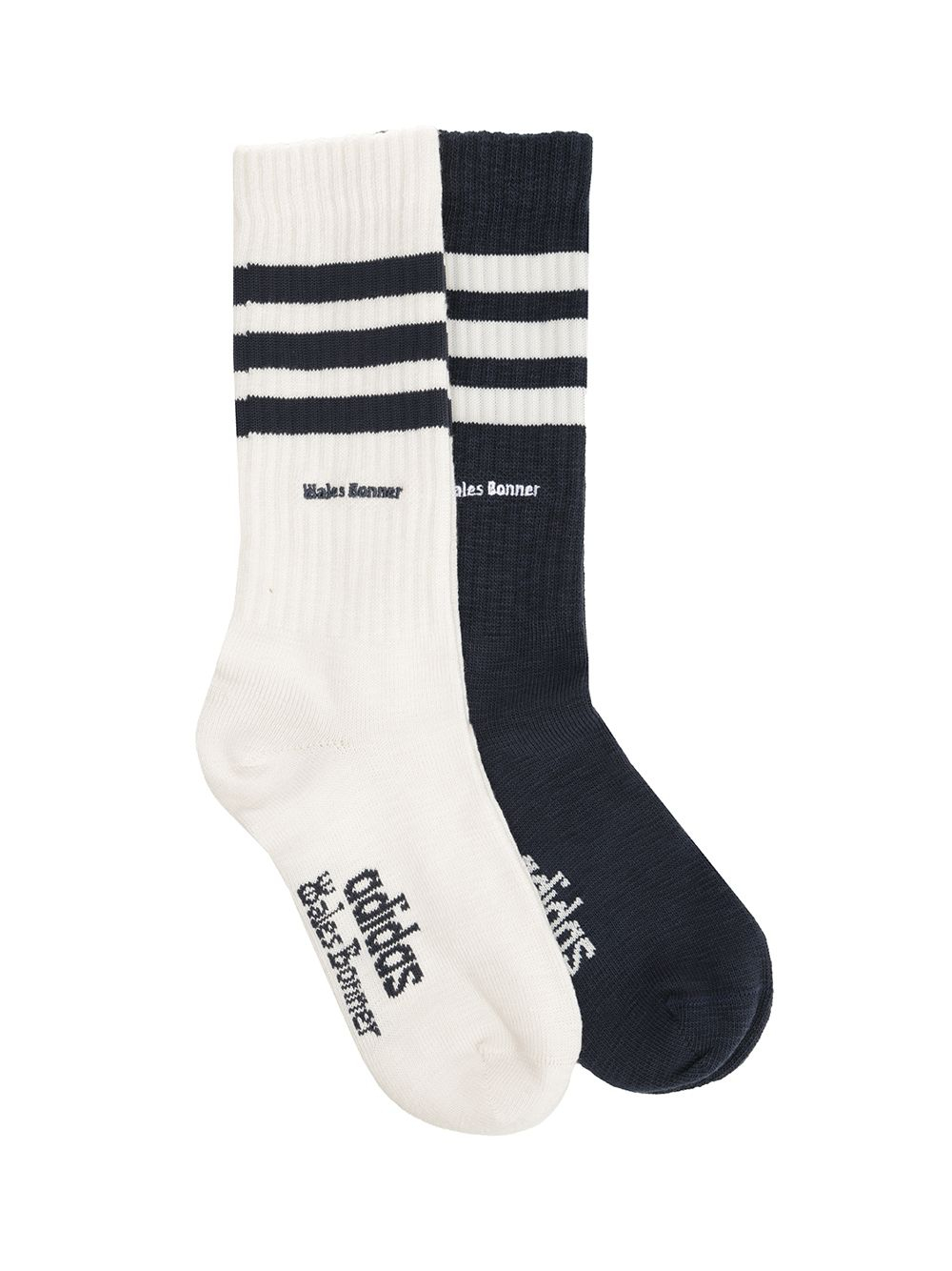 [Adidas X Wales Bonner] Socks FW25 JV8684NTNAVY/CWHITE