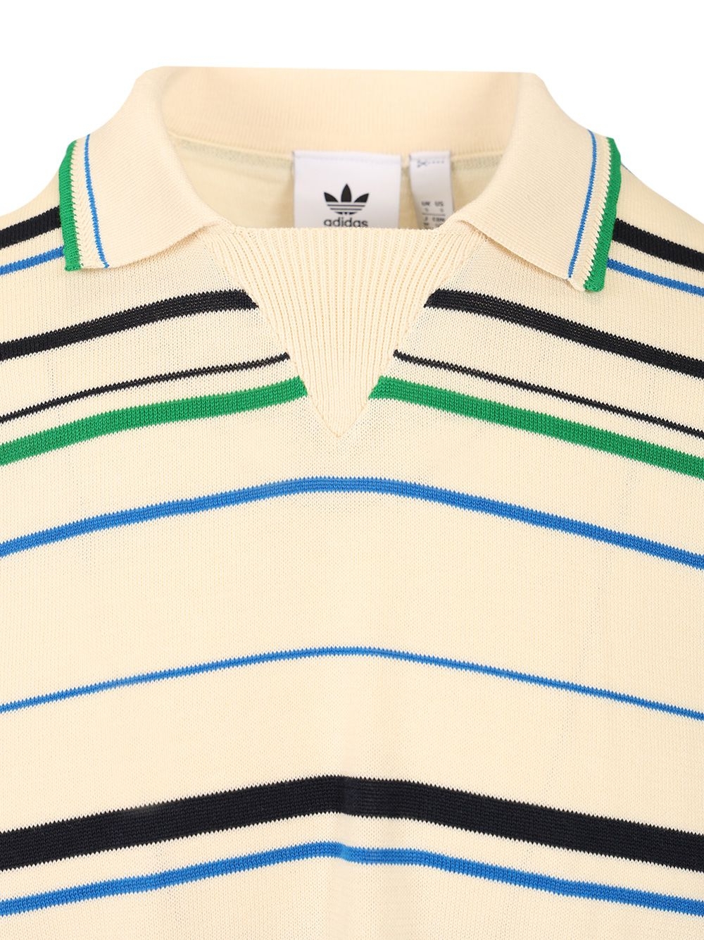 [Adidas X Wales Bonner] T-shirts Short Sleeve FW25 JM8203WONWHI/GREEN/BLUBIR