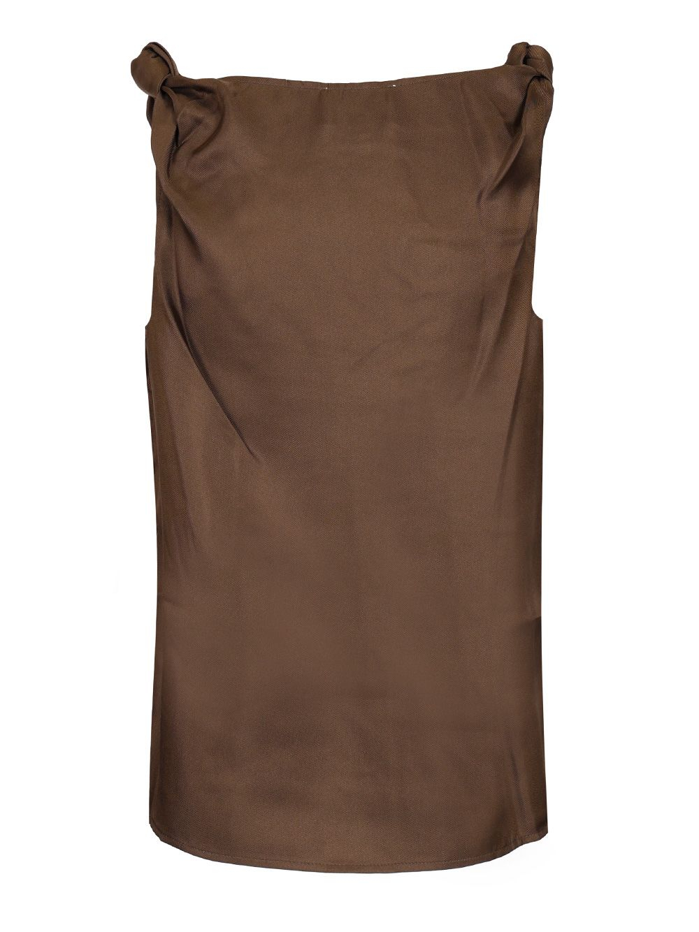 [LOULOU STUDIO] Shirts Sleeveless SS25 REMYDEEP TAUPE
