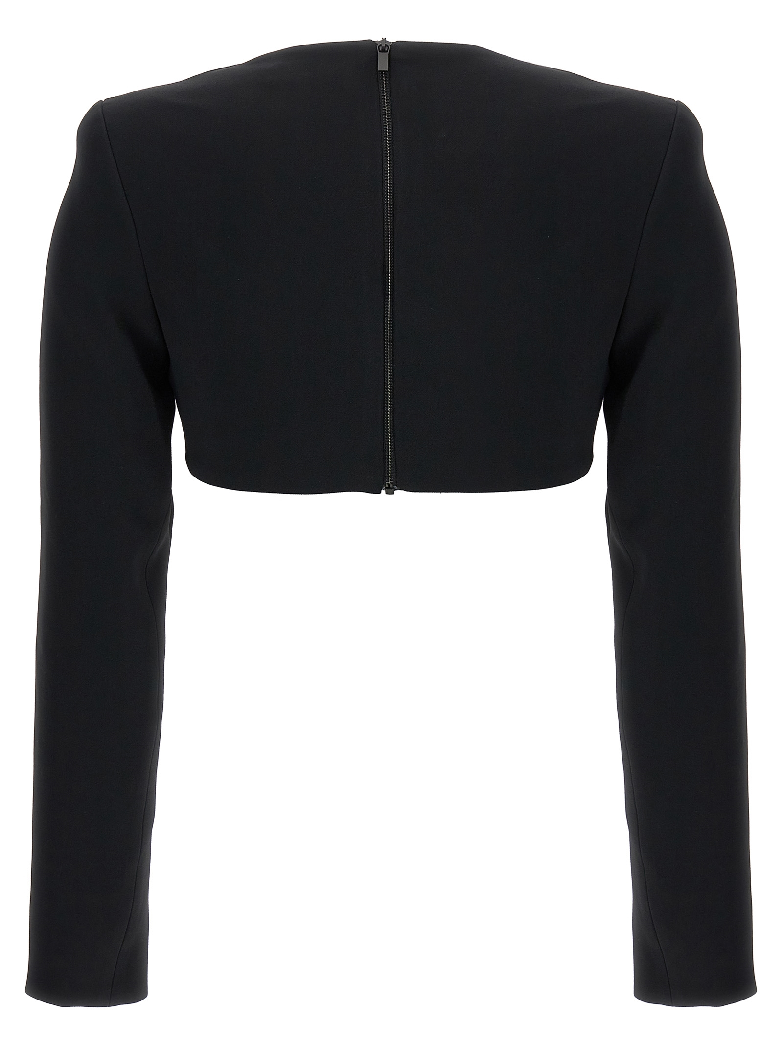 [David Koma] T-shirts Long Sleeve FW23 PF23DK11TBLACKSILVER