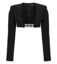 [David Koma] T-shirts Long Sleeve FW23 PF23DK11TBLACKSILVER