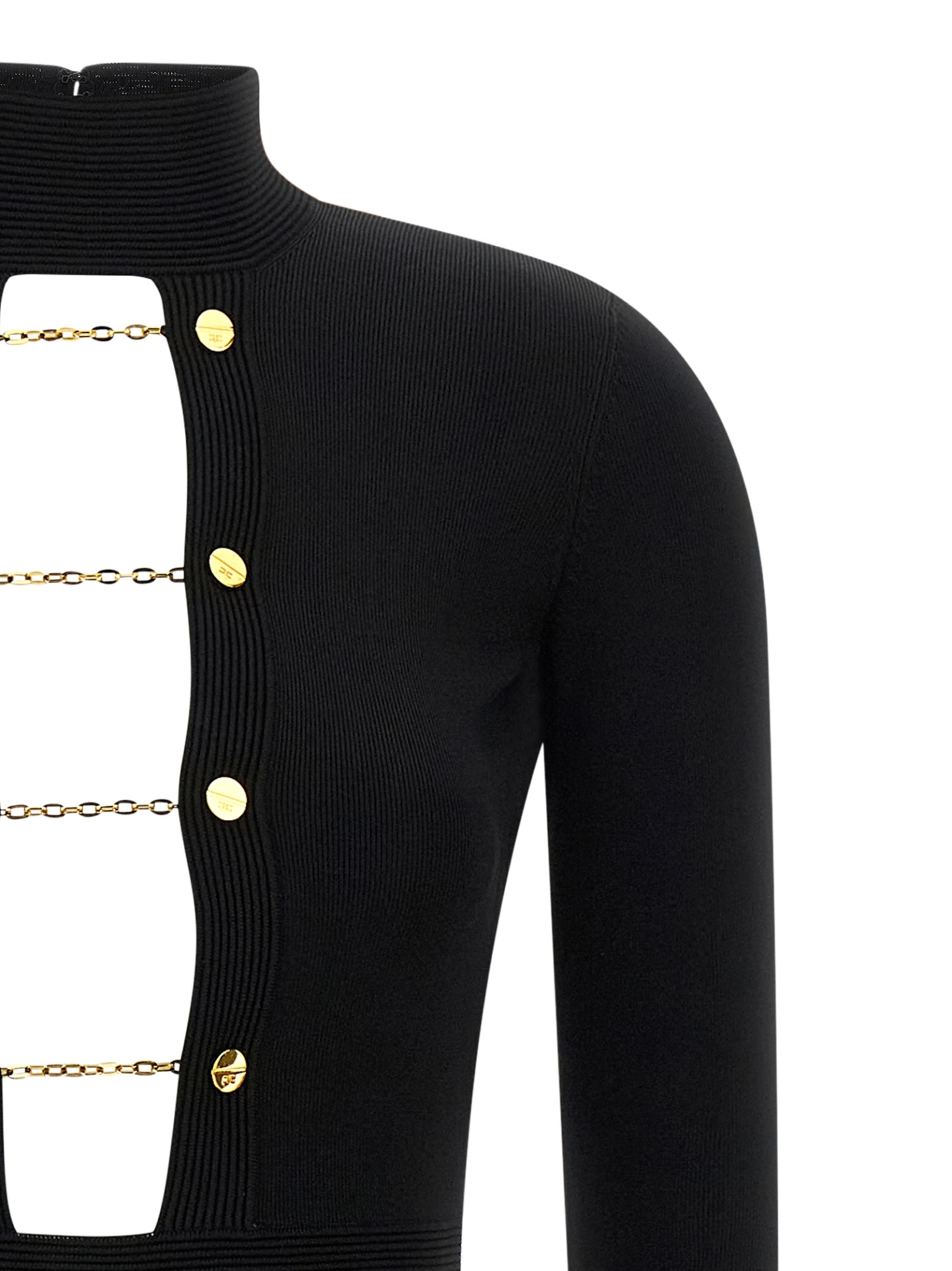 [ELISABETTA FRANCHI] Long sleeve dress FW25 AM29S57E2110