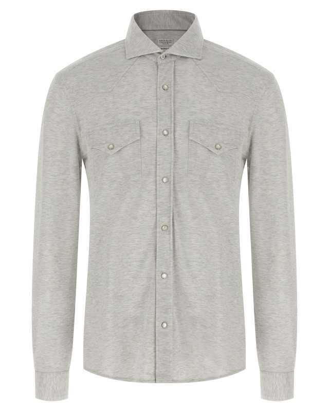 [Brunello Cucinelli] Shirts Long Sleeve SS26 ME8546666C3657