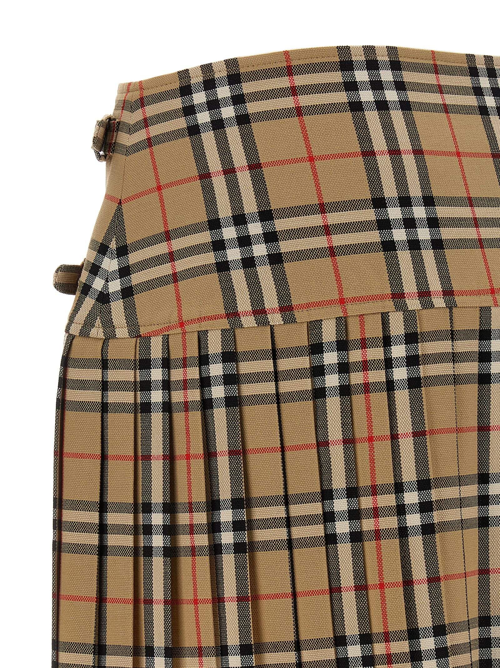 [Burberry] Mini skirt SS25 8025832ARCHIVEBEIGEIPCHK