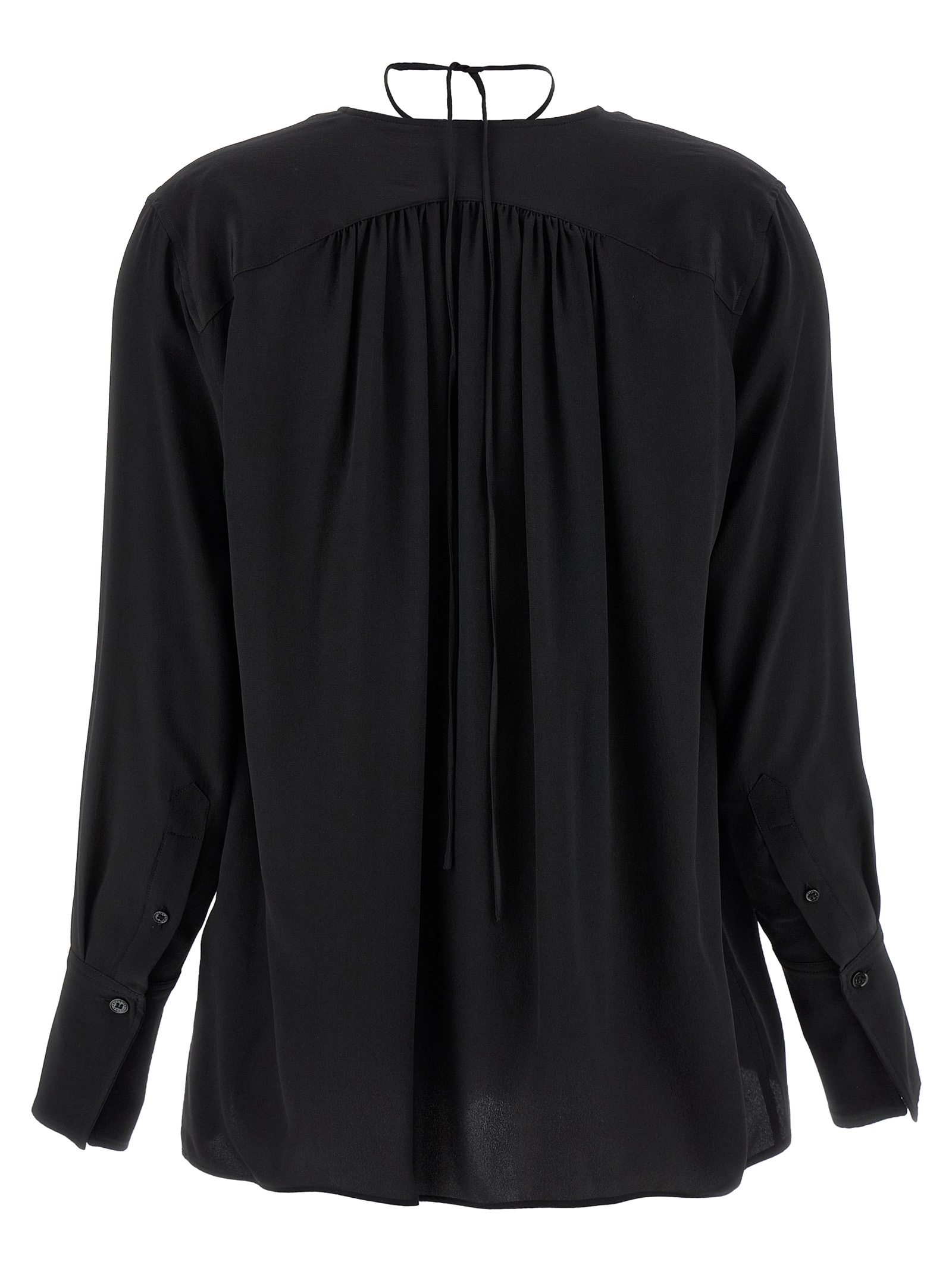 [VICTORIA BECKHAM] Shirts Long Sleeve SS25 1125WSH006014ABLACK