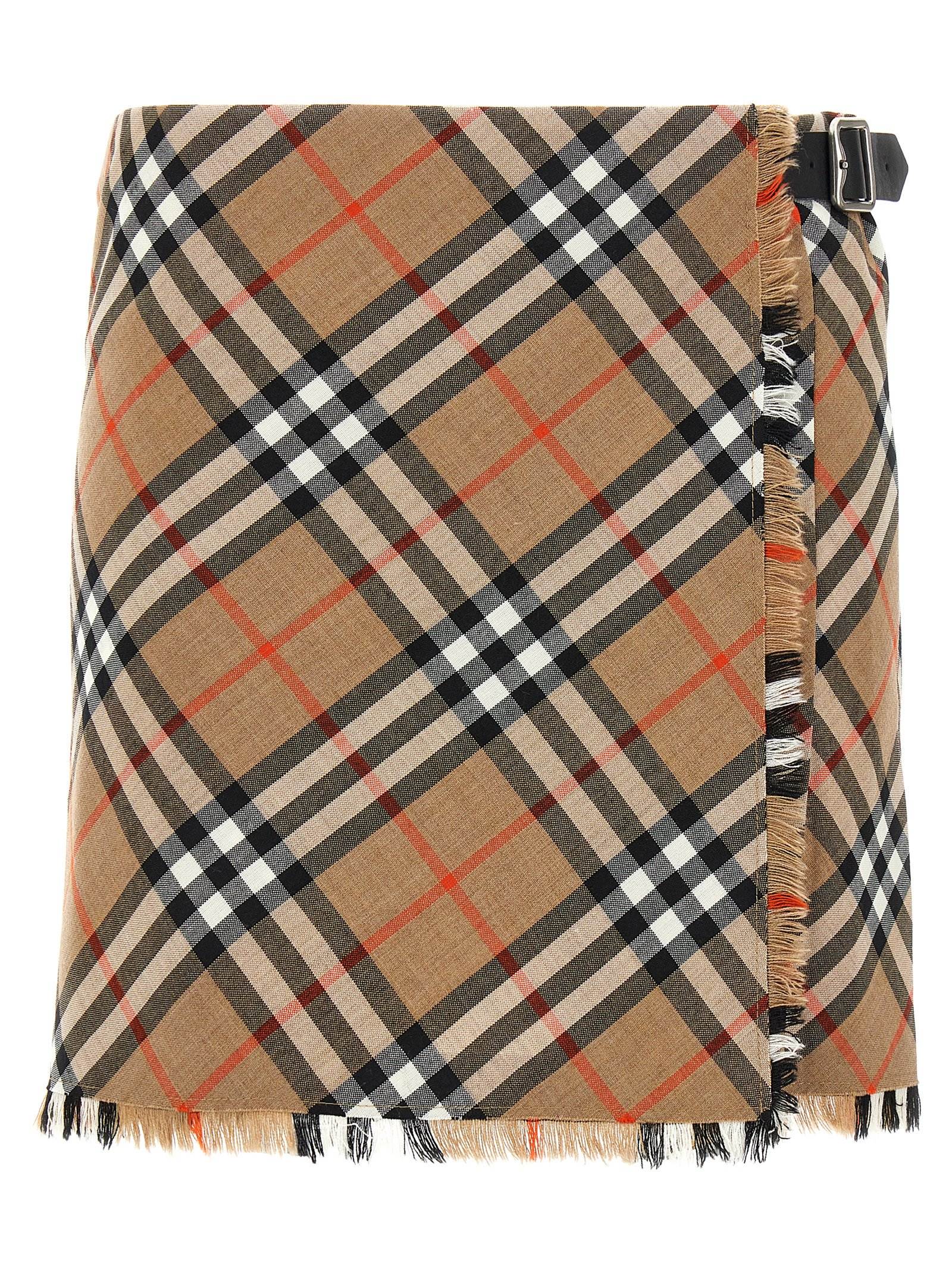 [Burberry] Mini skirt SS25 8102634SANDIPCHECK