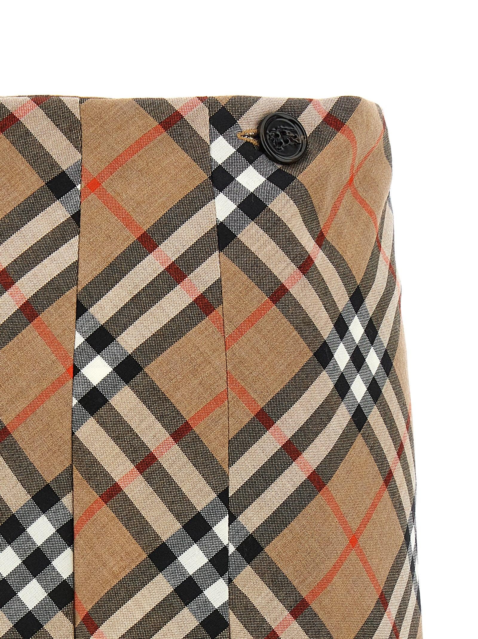 [Burberry] Mini skirt SS25 8102634SANDIPCHECK