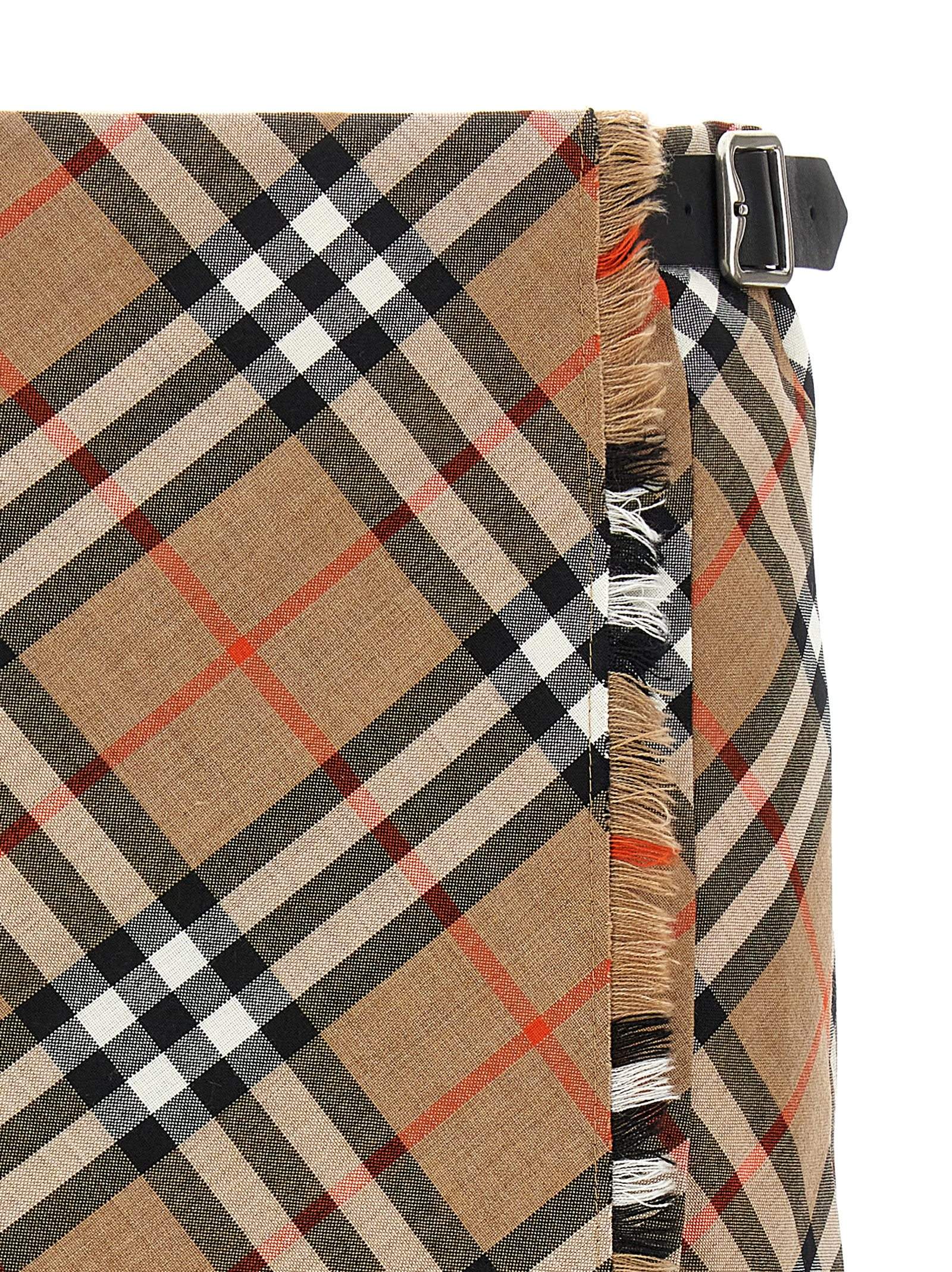 [Burberry] Mini skirt SS25 8102634SANDIPCHECK