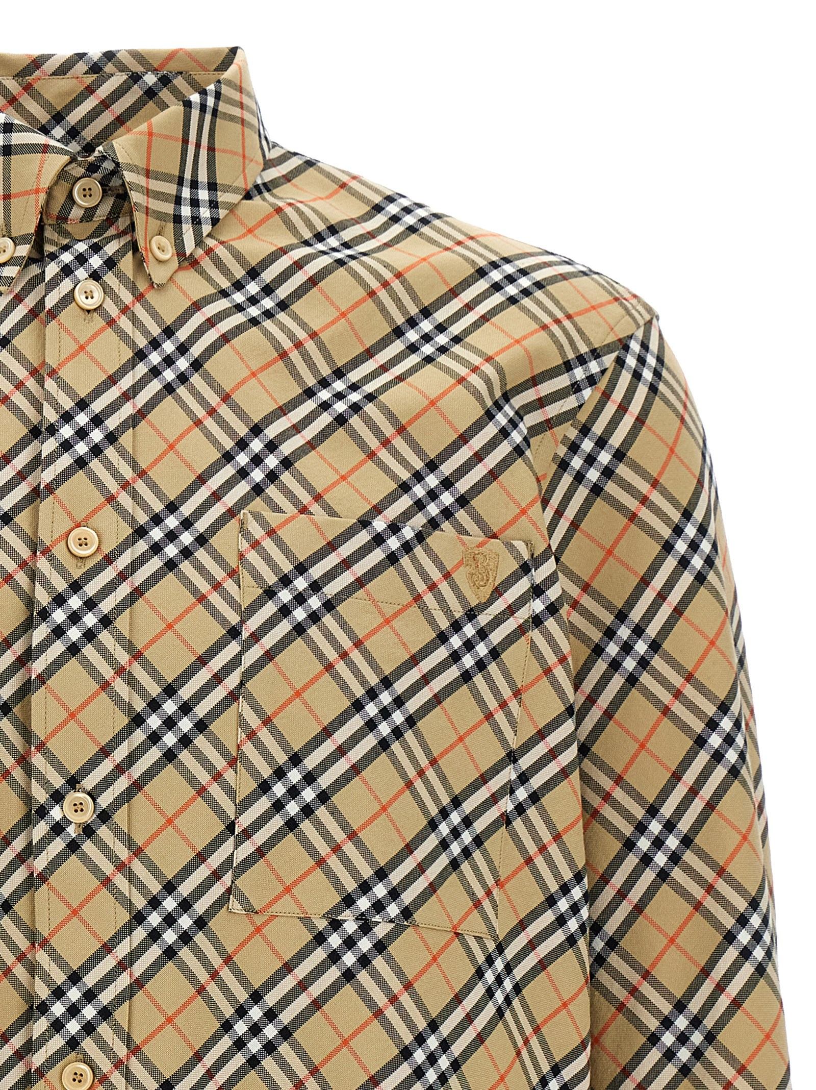 [Burberry] Shirts Long Sleeve SS25 8104072SANDIPCHECK