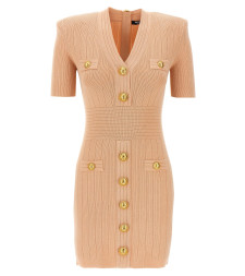 [Balmain] Short sleeve dress SS25 EF1R6045KB070LB