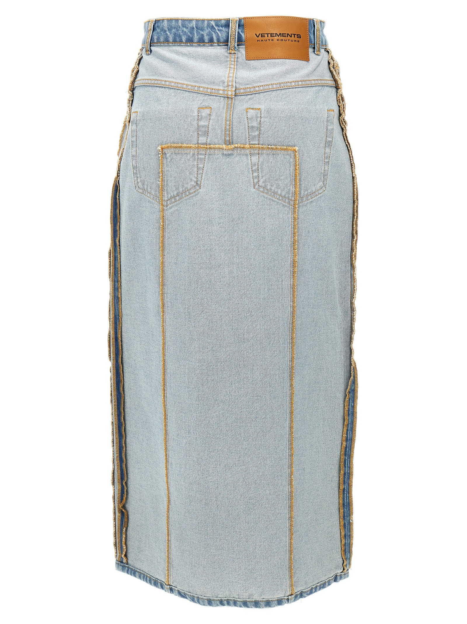 [Vetements] Long skirt FW24 WA65SK870NLIGHTBLUE