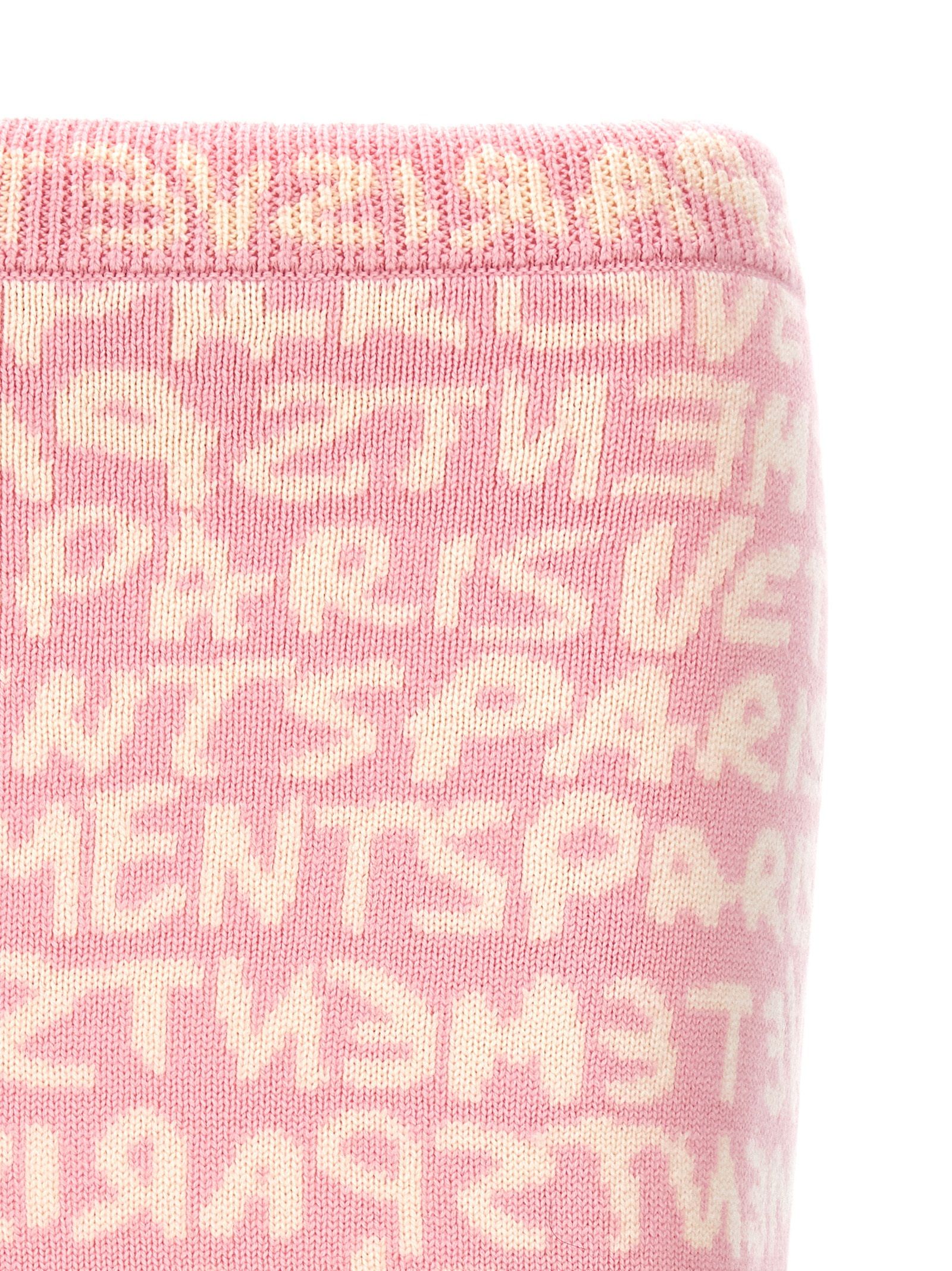[Vetements] Mini skirt SS24 WE64KN900PWPINKWHITE