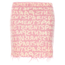 [Vetements] Mini skirt SS24 WE64KN900PWPINKWHITE