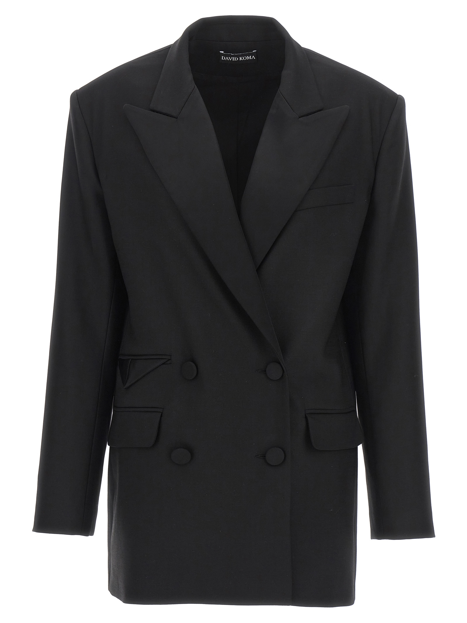 [David Koma] Blazer FW23 AW23DK11JBLACK