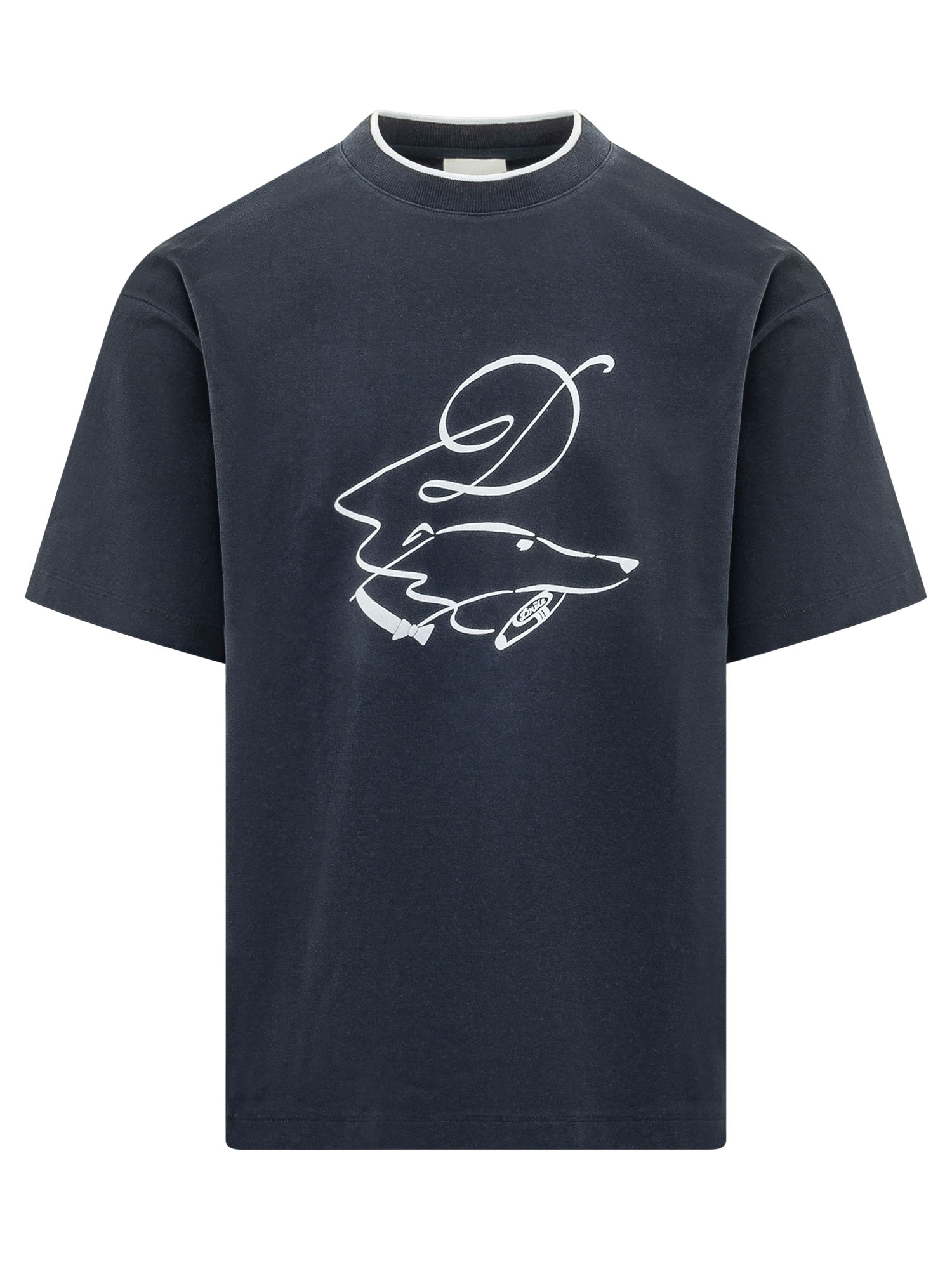 [DROLE DE MONSIEUR] T-shirts Short Sleeve FW26 LTS332CO002 NY
