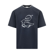 [DROLE DE MONSIEUR] T-shirts Short Sleeve FW26 LTS332CO002 NY