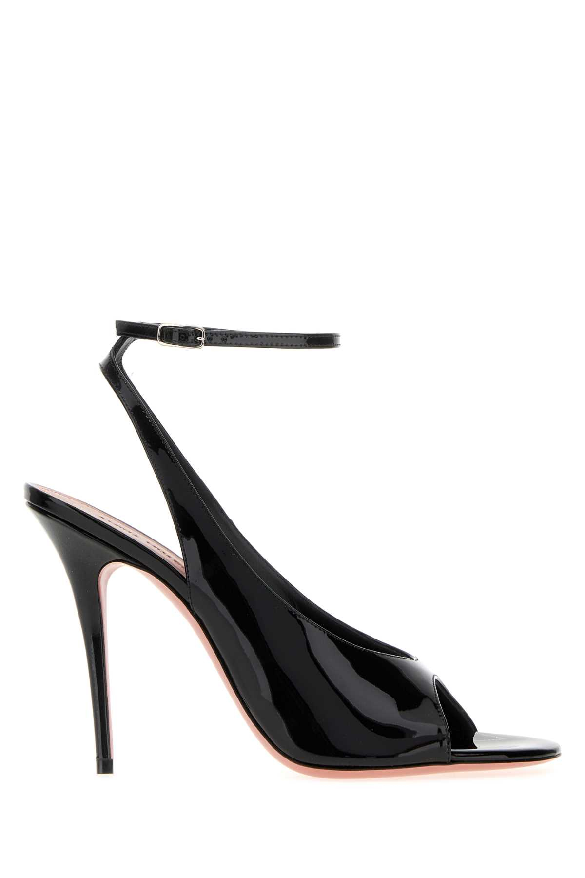 [Amina Muaddi] Pumps FW26 ANOKSANDAL105 BLACKSILVER