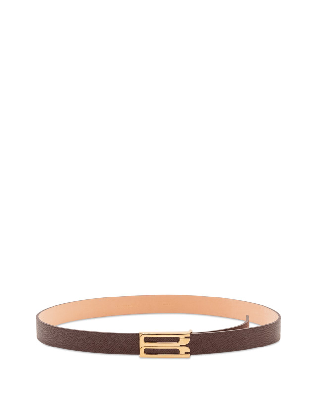 [VICTORIA BECKHAM] Belt FW26 1424ABL005954A BURGUNDY
