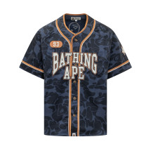 [BAPE] Shirts Short Sleeve SS26 001SRM301310M NAVY