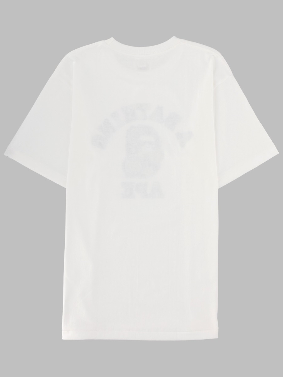 [A BATHING APE] T-shirts Short Sleeve SS26 001TEM301042M_WHXNY