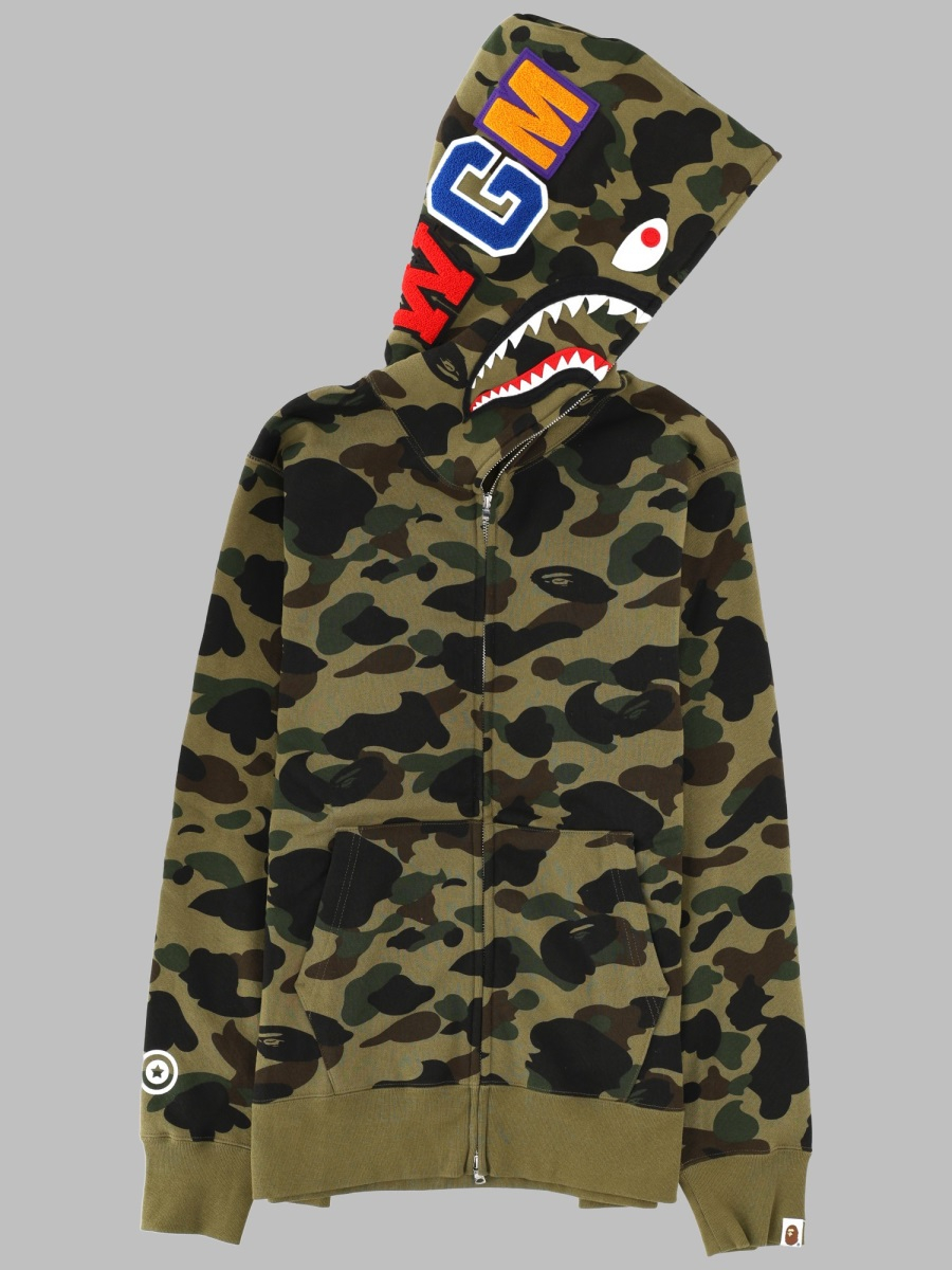 [A BATHING APE] Sweatshirt SS26 001ZPM301007M_GREEN