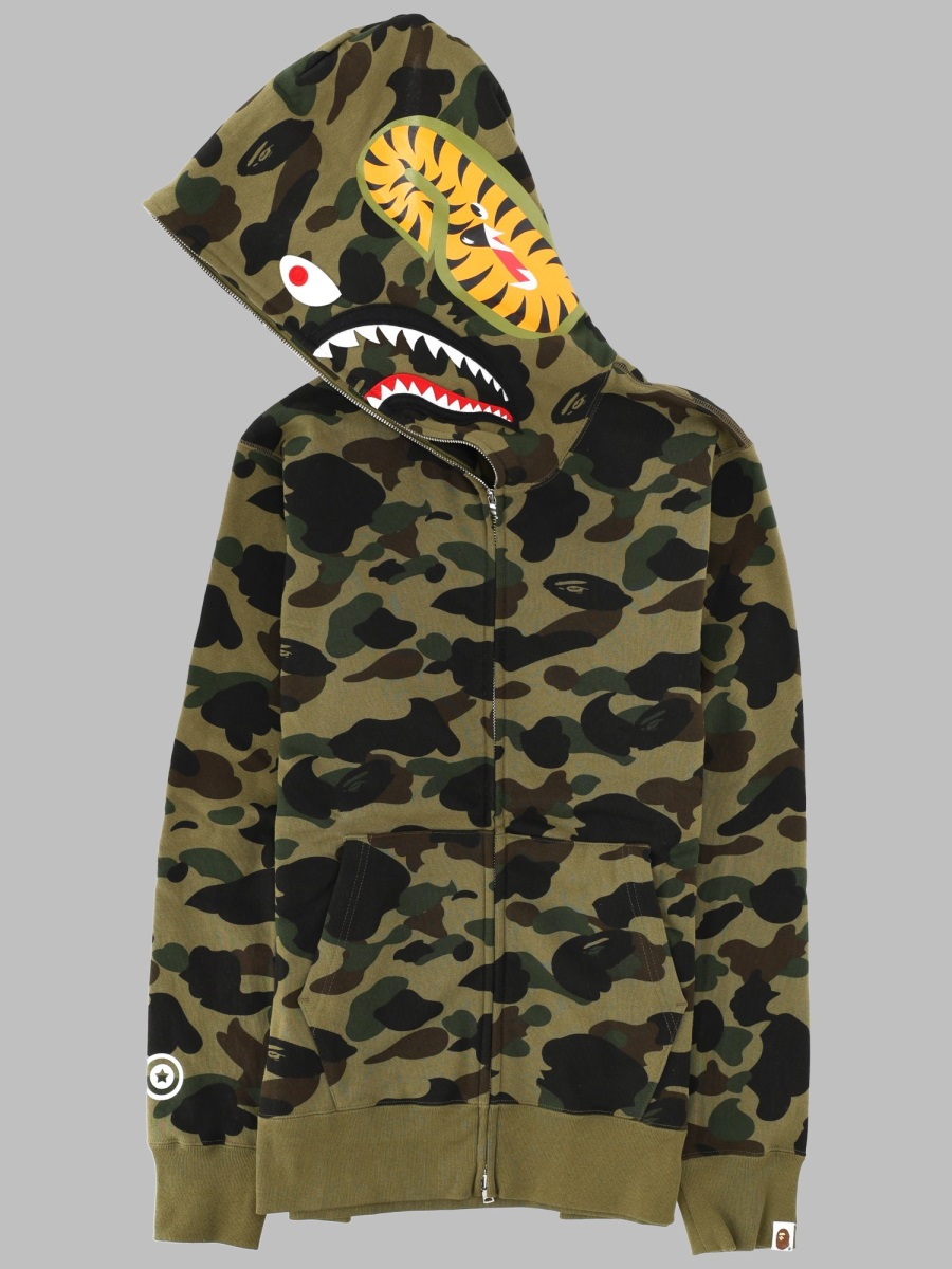 [A BATHING APE] Sweatshirt SS26 001ZPM301007M_GREEN