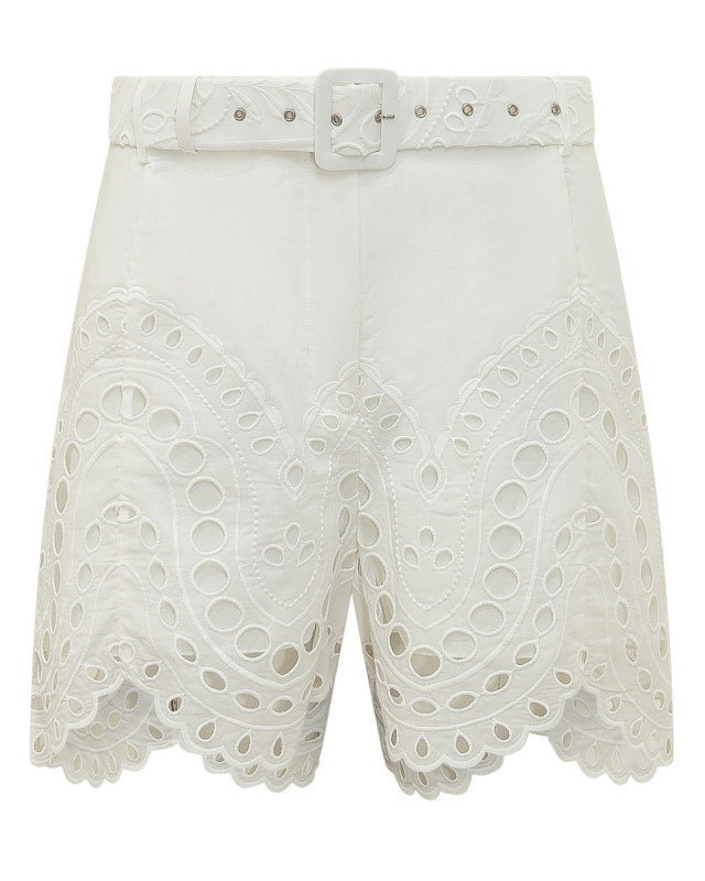 [Charo Ruiz Ibiza] Shorts SS26 263500 WHITE SEALACE