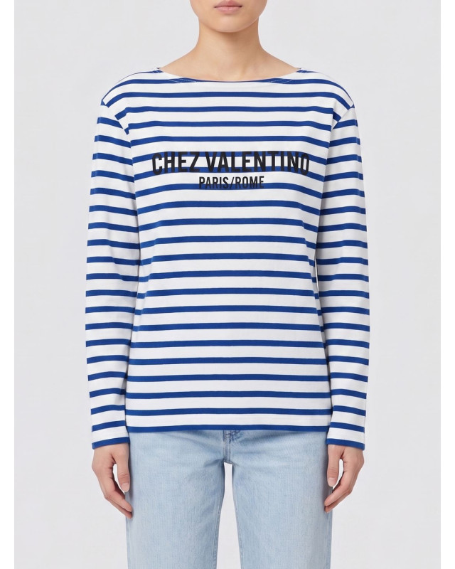 [Valentino] T-shirts Long Sleeve SS26 6B3MG24C962 CR1