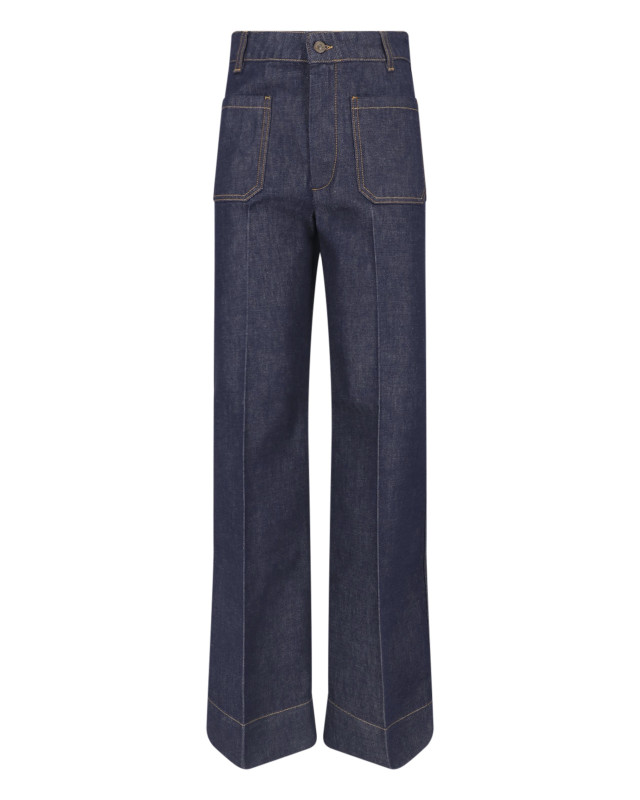 [VICTORIA BECKHAM] Trousers FW26 1226DJE007252F SINDIGO
