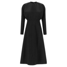 [VICTORIA BECKHAM] Long sleeve dress FW26 1124WDR005231FDARKGREYMELANGE