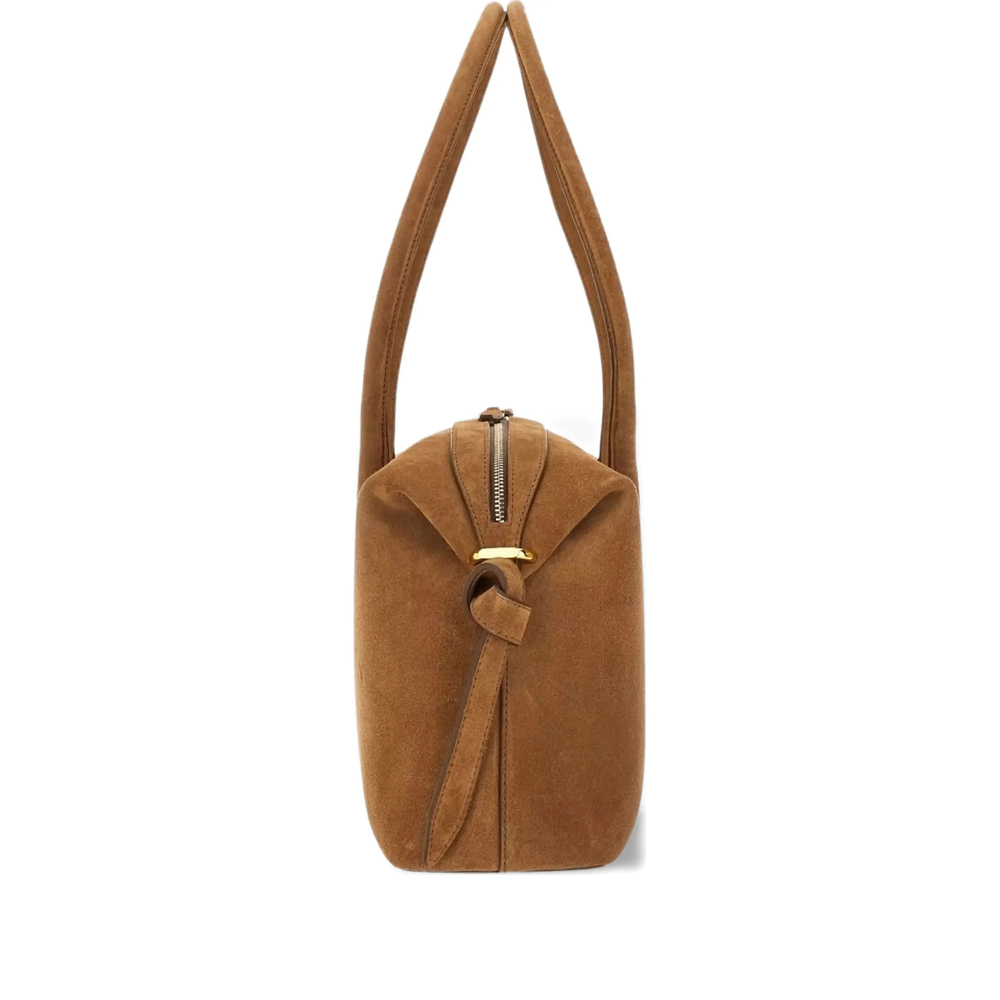 [YUZEFI] Shoulder bag FW26 BRIOCHE DUFFLE SUEDE COGNA