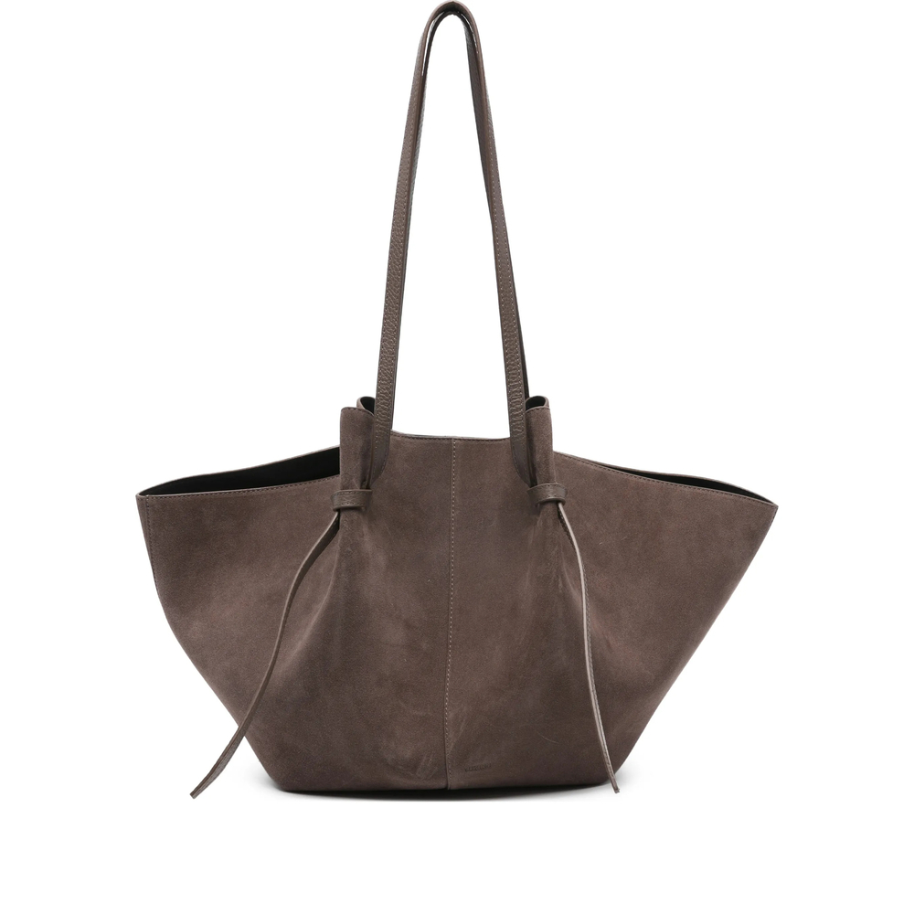 [YUZEFI] Tote bag FW26 LARGE MOCHI SUEDE NUTME
