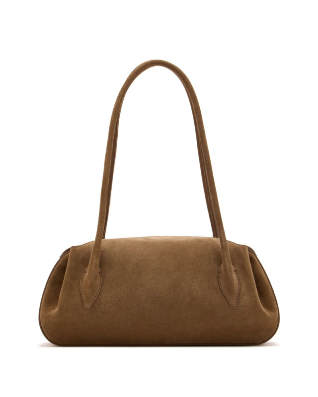 [YUZEFI] Tote bag FW26 OYSTER SHOULDE SUEDE COGNA