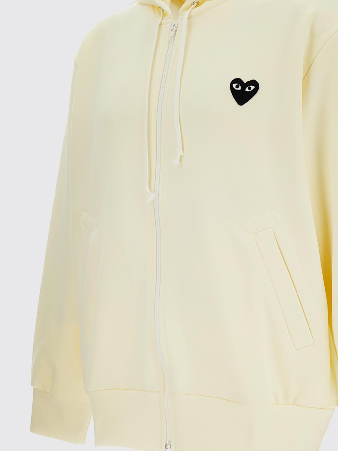 [COMME DES GARCONS PLAY] Sweatshirt SS26 AXT254 IVORY