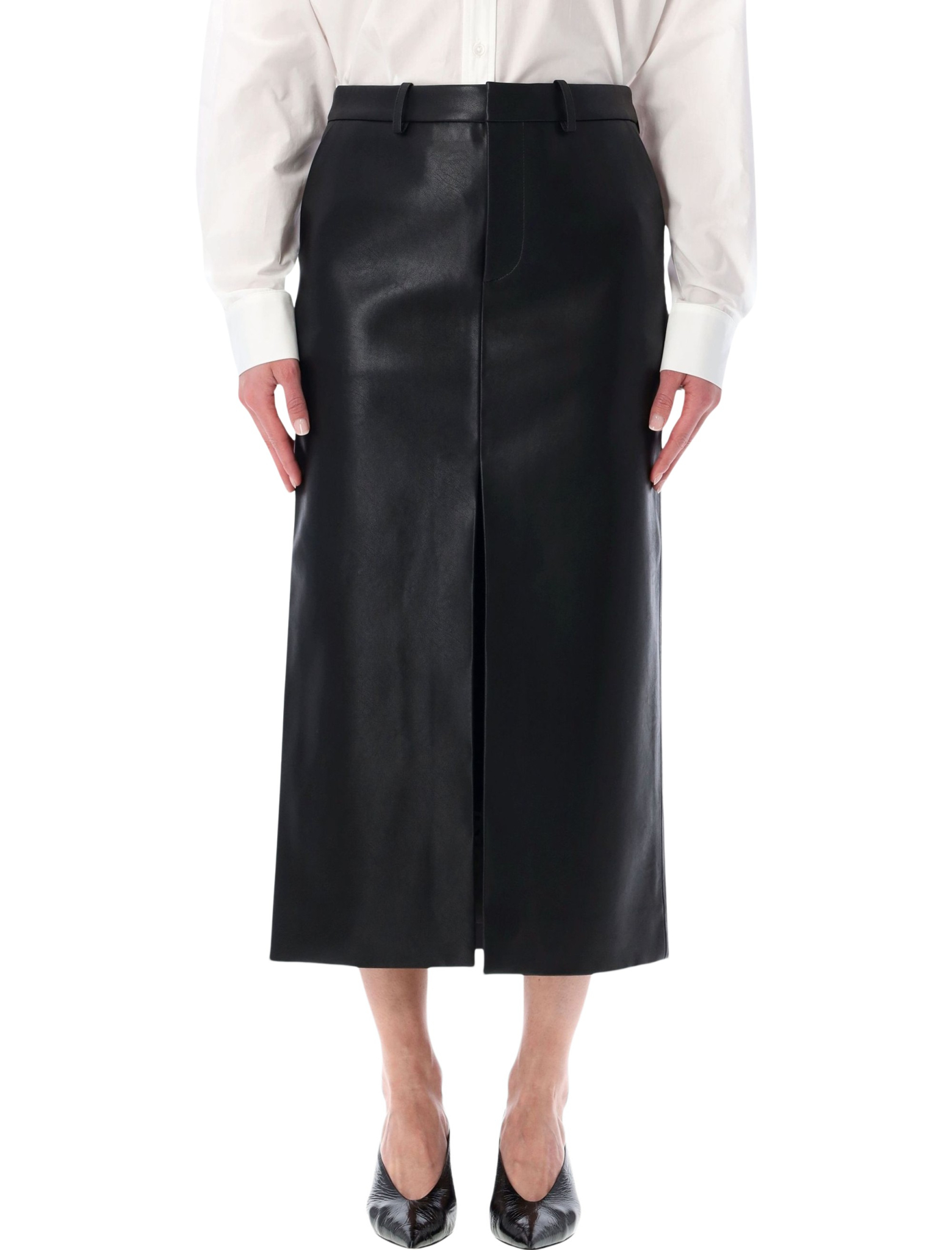 [THE FRANKIE SHOP] Long sleeve dress SS26 SKFS21916100BLACK