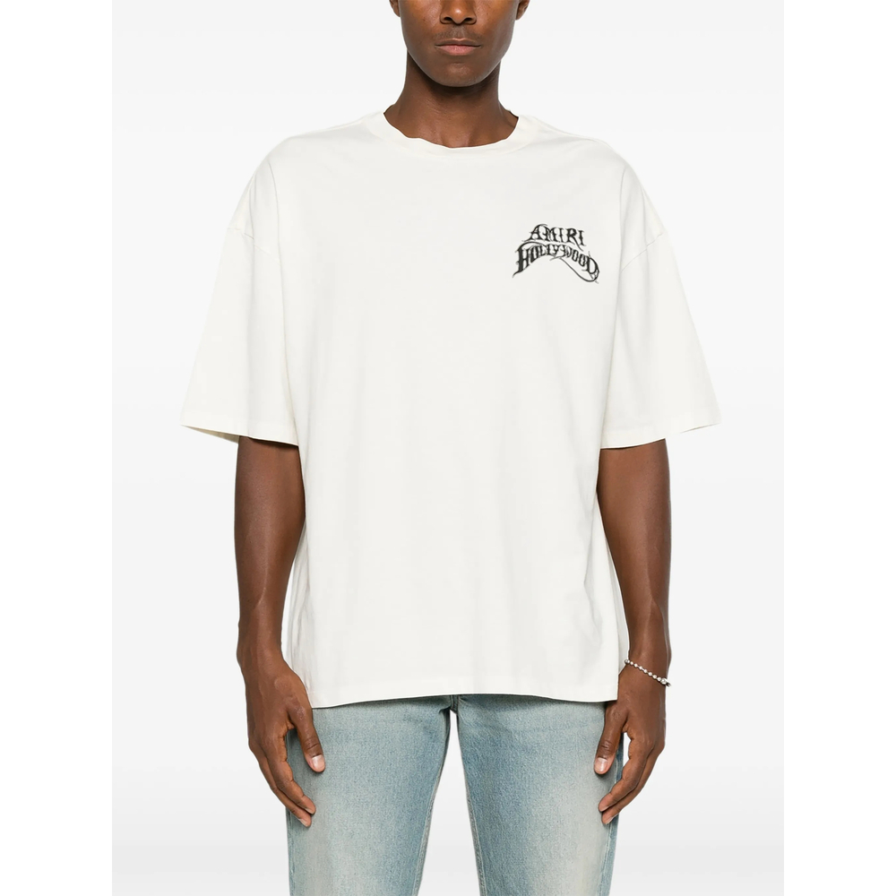 [Amiri] T-shirts Short Sleeve FW26 AMTOJR1189  IVORY