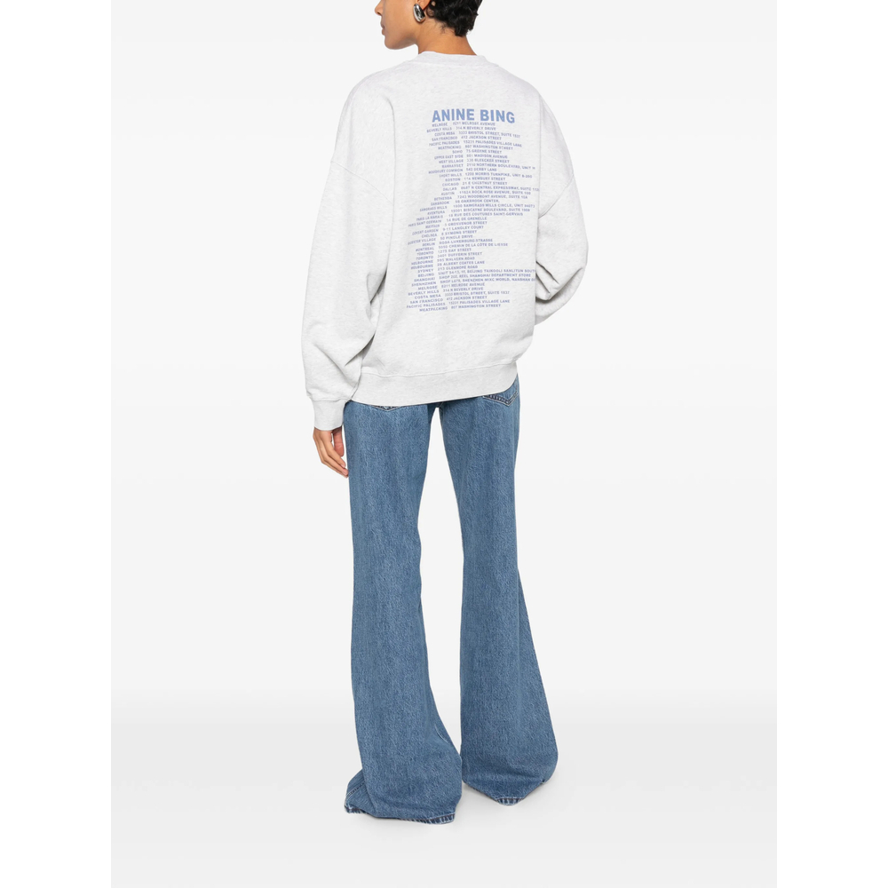 [Anine Bing] Sweatshirt FW26 A-08-12237  GRY1