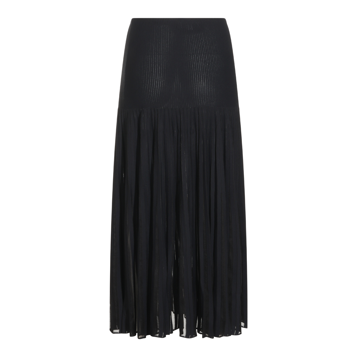 [Alaia] Long skirt FW26 AA9J2582K219D995