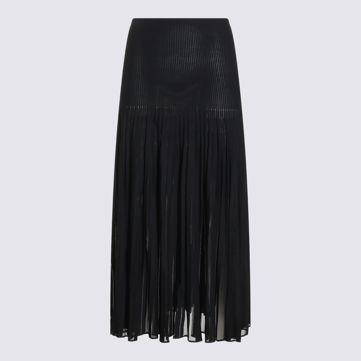 [Alaia] Long skirt FW26 AA9J2582K219D995